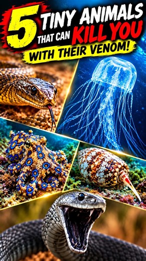 ONE BITE Can Be DEADLY! 😱 The World's Most Venomous Snake? #shorts #wildlife #animalfacts