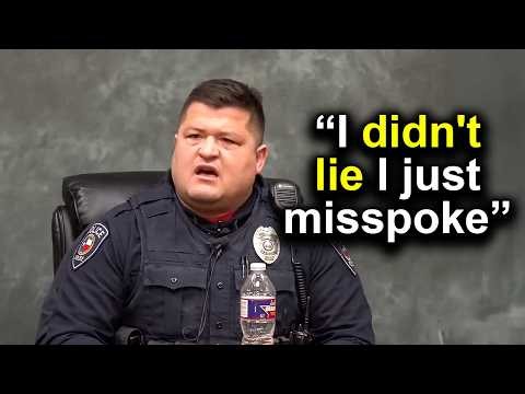 Distracted Cop Gets Caught in Massives Lies!