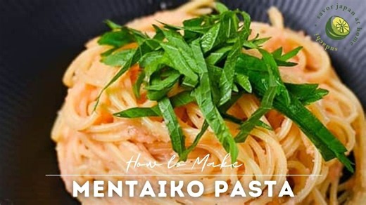 15-Minute Mentaiko Pasta Recipe | Japanese Cod Roe Spaghetti