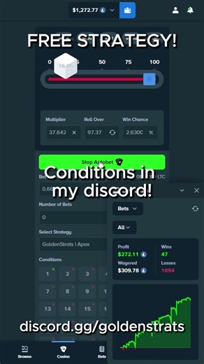 STAKE | THIS FREE INSANE DICE STRATEGY IS GAME BREAKING!