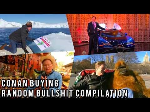 Conan O'Brien Spending Money On The Dumbest Things Ever For 38 Minutes STRAIGHT (compilation)