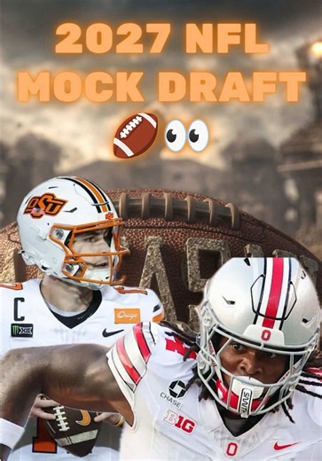 2027 NFL Mock Draft Before Halloween — Part 1