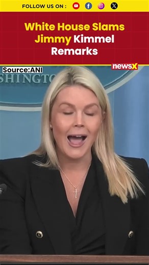 White House slams Jimmy Kimmel over controversial remarks sparking backlash