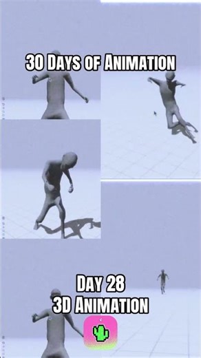 30 Days of Animation – Day 28 (Character) | 3D Game Animation Practice