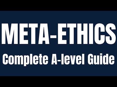 Meta-Ethics Explained | Cognitivism, Emotivism & the Naturalistic Fallacy (A-Level Ethics)