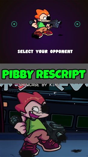 NEW RESCRIPT Blueballed FNF Pibby Mod | Custom Menu and Gameplay Highlights #fnf #new #pibby #shorts