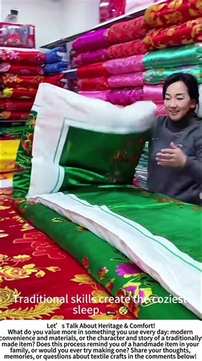 From Bolls to Blanket: Handcrafting a Traditional Cotton Quilt 🧵☁️