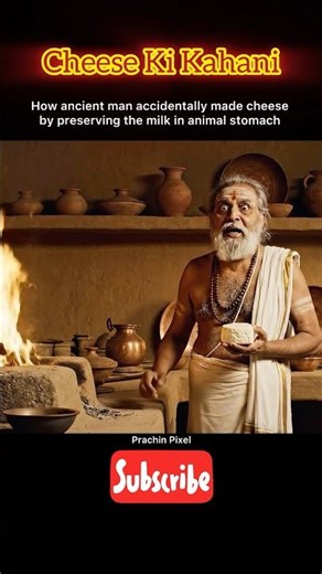 The Accidental Discovery of Cheese | History of Food 🥛✨ #shorts #historyfacts #ancienthistory