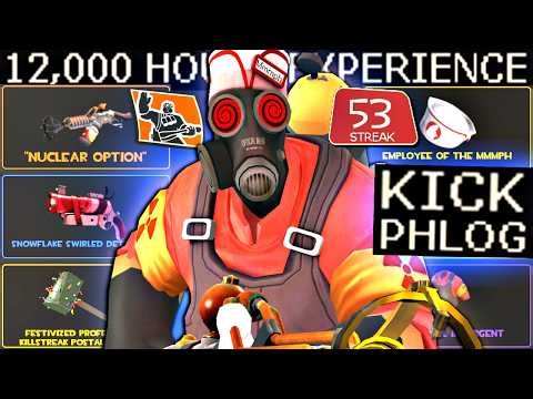 12000+ Hour Pyro is Actually ILLEGAL🔸TF2 Gameplay