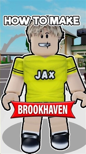 How To Make JAX From Brook & Riley In Brookhaven Roblox! 😱#shorts