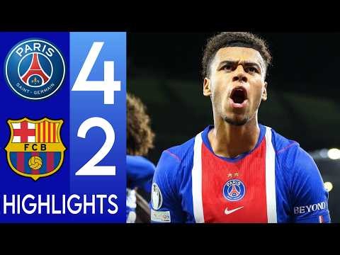 PSG vs Barcelona 4-2 Highlights Champions League 2027