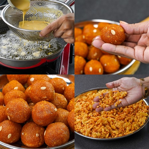 Motichoor Laddu Recipe | Diwali Special Motichoor Laddu | Motichur Ke Laddu | How to Make Soft Laddu #motichoorladdoo #festivalsweets #motichurladdurecipe #laddu #mithai | N'Oven - Cake & Cookies