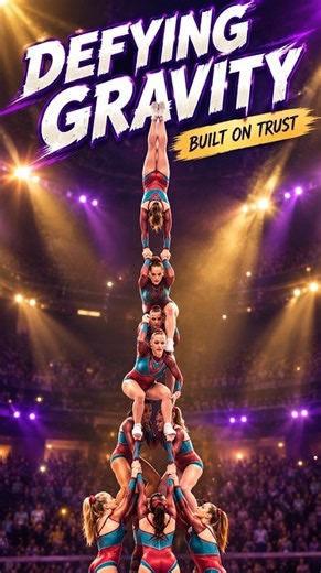 😱 This Cheerleading Pyramid Is Defying Gravity! The Ultimate Test of Trust🤯🤸‍♀️#USA #AmericanTalent
