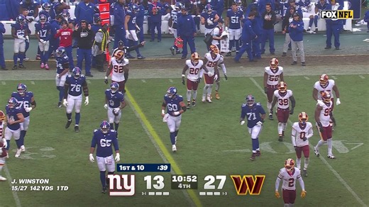 What a way to end the game in Washington