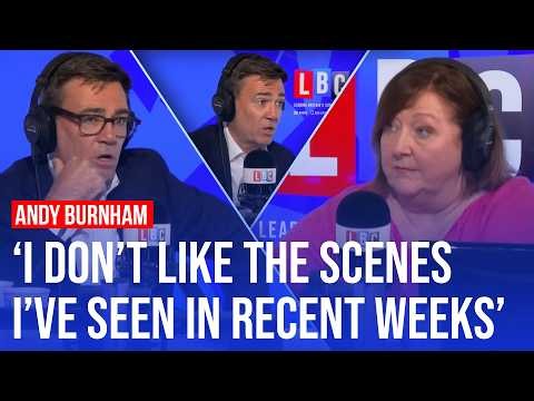Highlights from Andy Burnham’s phone-in with LBC