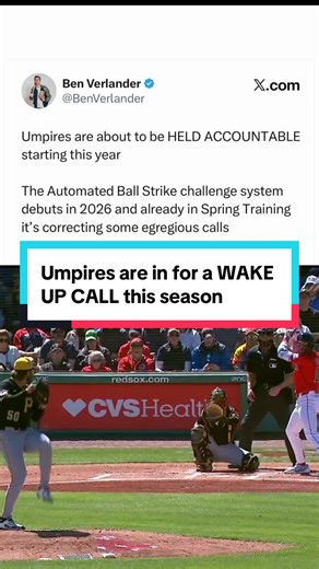 Fans are going to LOVE this addition to MLB games this year #mlb #baseball #abs #umpires