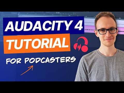 Audacity 4 Tutorial for Podcasters (Setup, Record & Edit)