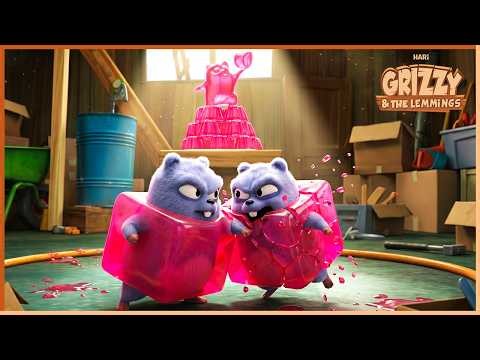 Jelly Lemmings | Grizzy & the Lemmings | 30' Compilation | 🐻🐹 Cartoon for Kids