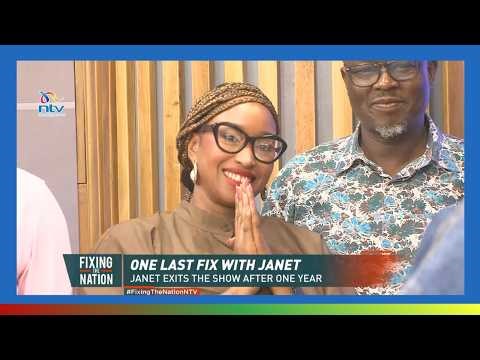 Goodbye Janet Mbugua! 👏🏾❤️💐 | #FixingTheNationNTV