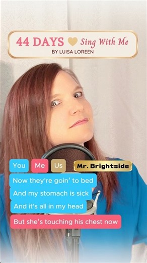 Mr. Brightside – The Killers | SingWithMe by Luisa Loreen | #singalong #singmitmir