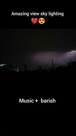 Nature ka power show ⚡ Clouds me lightning capture!