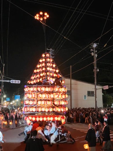 2026亀谷坂下 二本松提灯祭り 宵祭り 七町合同引き廻し#二本松提灯祭り