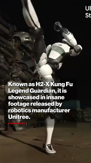 Insane New Chinese Bodyguard Robot Footage: Will Throw Itself Under a Car to Save Your Life #shorts
