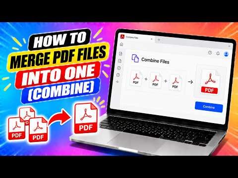 How To Merge PDF Files Into One (Combine)