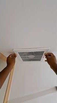 Ceiling Exhaust Fan Installation ⚡ | Electrical Work #shorts