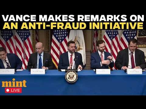 JD Vance LIVE | Vance Makes Remarks on New Anti-Fraud Initiative in Washington | US News LIVE