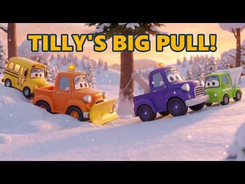 Tilly's Big Pull | Hank the Plow Truck Episode 2 | Tow Truck Cartoon for Kids