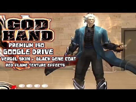 Godhand Vergil MADNESS (Mod ISO) Premium Real VERGIL + Red Flame Texture EFFECTS
