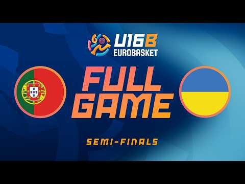 Semi-Finals | Portugal v Ukraine | Full Basketball Game | FIBA U16 Women's EuroBasket 2026 Div. B