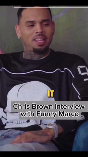 Funny interview with Chris brown and funny Marco #podcastclips #funnymarco #fyp #celebrities