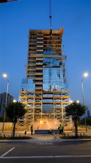 High-Rise Building Blasted Down | Perfect Demolition Shot