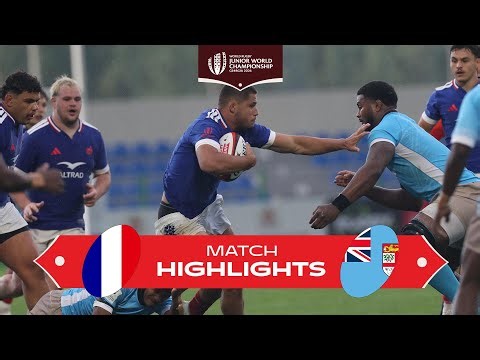 France brings the flair 🔥 | France v Fiji  | World Rugby Junior Championship 2026 | Match Highlights
