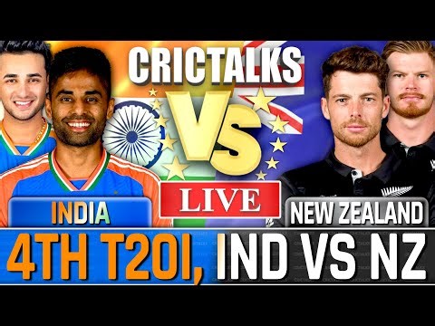 🔴 Live: IND vs NZ, 4th T20I, Cricket Live Match Today Score Commentary, India v New Zealand
