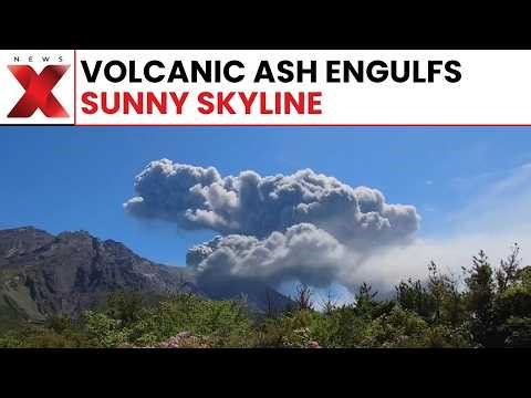 Japan Volcano: Volcanic Ash from Sakurajima Shrouds Clear Sunny Skies | NewsX