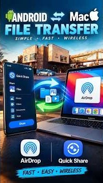 How to transfer files quickly and easily from macOS to Android and vice versa #macos #oneui9