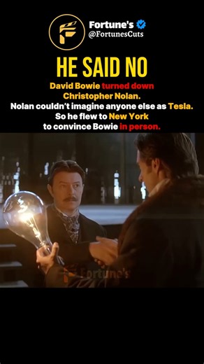 David Bowie Said No. Nolan Flew to New York.