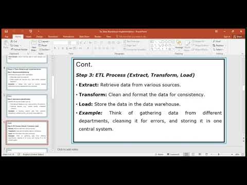 8 Data warehouse implementation