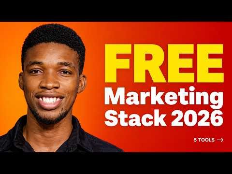 I'd Build My Entire Marketing System With These 5 Free Tools in 2026