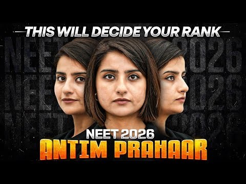 Antim Prahaar for NEET 2026 | This Phase Decides Your Rank