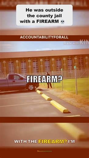 First Amendment Auditor Exercised His 2A Rights Outside The County Jail 😳 #firstamendmentaudit