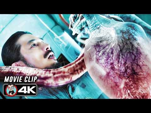 Trapped In A Cryopod With A Monster Outside | LIFE (2017) Movie CLIP 4K
