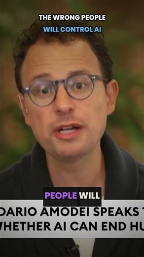 Dario Amodei: if we go too slow, the wrong people take over AI