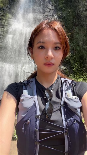 Waterfall Break: Zee Asadel at Air Terjun Curug
