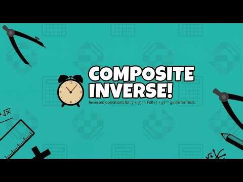 Master Composite Inverses easily (Solved (f∘g)⁻¹ examples you'll see on tests)