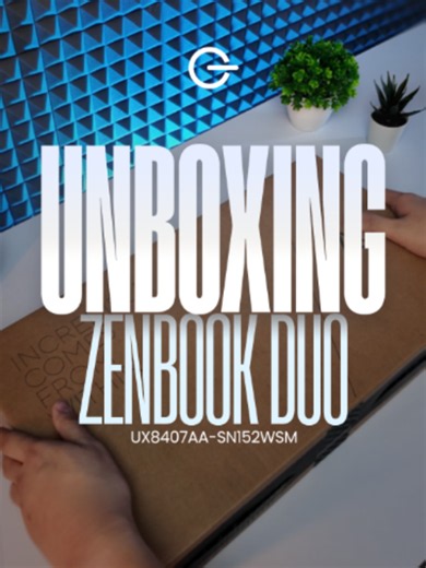 DOUBLE THE SCREEN, DOUBLE THE POSSIBILITIES! 💻✨ Meet the ASUS Zenbook DUO! Designed for those who want to do more, create more, and multitask with ease. Featuring dual-screen versatility, a stunning 14-inch 3K touchscreen, and an Intel Core Ultra 9 processor, this laptop is ready to keep up with your ideas and workflow. Whether you're managing multiple tasks, creating content, or working on the go, make room for more with the ASUS Zenbook DUO. Find yours at GigaHertz! 📍 #GigaHertz #ASUS #Zenbo
