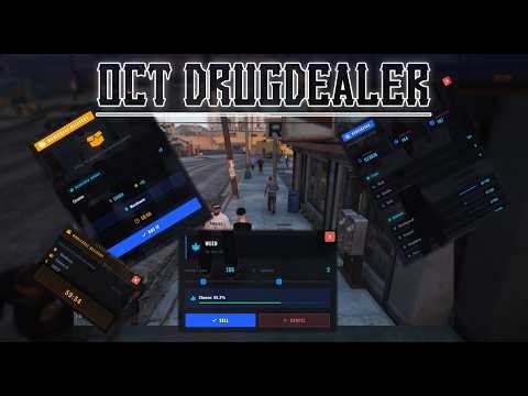 Drugs Dealer - FiveM Script Drug - Realistic Sales [QB Core/ESX]